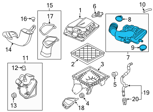 Buick 13372201 - Genuine Buick Outlet Duct