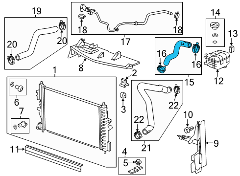 Buick 22875775 - Genuine Buick Reservoir Hose