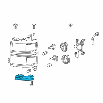 GM (22869162) - Genuine GM Headlamp Assembly Bracket