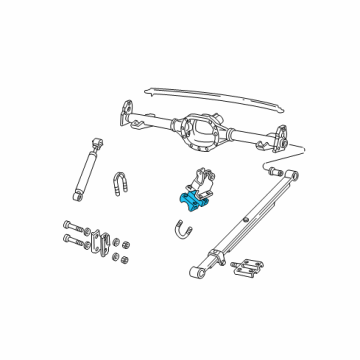 GM (15697709) - Genuine GM Stabilizer Bar Clamp