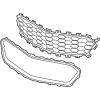 (23504350) Grille Assembly-Front - Genuine GM